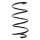 Suspension Spring Front Axle Coil spring with constant wire diameter SPIDAN for e.g. BMW 5er