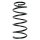 Suspension spring front axle coil spring Ø146mm SPIDAN for e.g. CHEVROLET Aveo