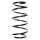 Suspension spring front axle coil spring Ø179mm SPIDAN for e.g. AUDI 100 Avant