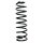 Suspension spring rear axle coil spring Ø123mm SPIDAN for VOLVO 740 estate and others
