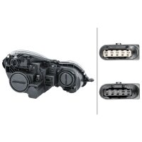 Hauptscheinwerfer links 12 V PY21W Halogen HELLA für...