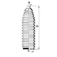 Axle boot for stainless steel cable ties SPIDAN for DAIHATSU TERIOS (J1_)