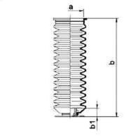 Axle boot for stainless steel cable ties SPIDAN for CITROËN SAXO (S0)