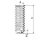 Axle boot for stainless steel cable ties SPIDAN for CITROËN SAXO (S0)