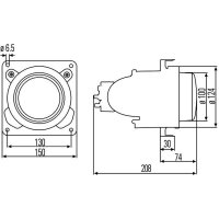 Scheinwerfereinsatz Scheinwerfer Halogen DE HELLA...