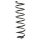 Suspension Spring Rear Axle Coil spring with constant wire diameter SPIDAN for AUDI A4