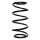 Suspension spring front axle coil spring Ø139mm SPIDAN for e.g. OPEL Calibra A