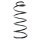 Suspension spring front axle coil spring Ø169mm SPIDAN for e.g. CITROËN C4 I