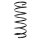 Suspension spring front axle coil spring Ø158mm SPIDAN