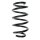 Suspension Spring Rear Axle Coil spring with constant wire diameter SPIDAN for e.g. DACIA Logan MCV