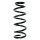 Suspension spring rear axle coil spring Ø131mm SPIDAN for HONDA Accord VII