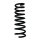 Suspension spring rear axle coil spring Ø119mm SPIDAN for e.g. HONDA CR-V III