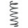 Suspension spring front axle coil spring Ø144mm SPIDAN for e.g. HYUNDAI Getz