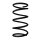 Suspension spring front axle coil spring Ø169mm SPIDAN for e.g. HYUNDAI Tucson