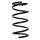 Suspension spring front axle coil spring Ø169mm SPIDAN for e.g. HYUNDAI Tucson