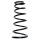 Suspension spring rear axle coil spring Ø111mm SPIDAN for e.g. KIA Cerato