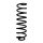 Suspension spring rear axle coil spring Ø119mm SPIDAN for e.g. LANCIA Lybra