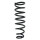Suspension spring front axle coil spring Ø114mm SPIDAN for e.g. MAZDA 6