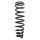 Suspension spring front axle coil spring Ø113mm SPIDAN for e.g. MAZDA 6