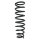Suspension spring front axle coil spring Ø115mm SPIDAN for e.g. MAZDA 6