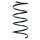 Suspension spring front axle coil spring Ø170mm SPIDAN for e.g. MERCEDES