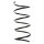 Suspension spring front axle coil spring Ø171mm SPIDAN for e.g. MERCEDES