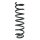 Suspension spring front axle coil spring Ø115mm SPIDAN for e.g. MERCEDES