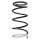 Suspension spring front axle coil spring Ø171mm SPIDAN for e.g. MITSUBISHI