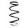 Suspension spring front axle coil spring Ø150mm SPIDAN for NISSAN Note
