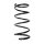 Suspension spring front axle coil spring Ø176mm SPIDAN for e.g. NISSAN X-Trail