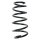 Suspension spring front axle coil spring Ø149mm SPIDAN for OPEL Astra H Twintop