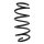 Suspension Spring Front Axle Coil spring with constant wire diameter SPIDAN for OPEL Meriva