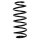 Suspension Spring Rear Axle Coil spring with constant wire diameter SPIDAN for e.g. CITROËN C1