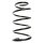 Suspension spring front axle coil spring Ø175mm SPIDAN for e.g. ROVER 75