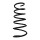 Suspension spring front axle coil spring Ø120mm SPIDAN for e.g.SUZUKI Swift III