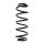 Suspension Spring Rear Axle Coil spring with constant wire diameter SPIDAN for SUZUKI Swift III