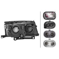 Left main headlight 12 V W5W halogen HELLA for BMW 3...