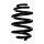 Suspension Spring Rear Axle Coil spring with inconstant wire diameter SPIDAN