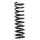 Suspension spring rear axle coil spring Ø100mm SPIDAN for e.g. MERCEDES 190