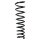 Suspension Spring Front Axle Coil spring with constant wire diameter SPIDAN for e.g. ALFA ROMEO 156