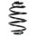 Suspension Spring Rear Axle Mini Block SPIDAN for e.g. OPEL Astra F Caravan