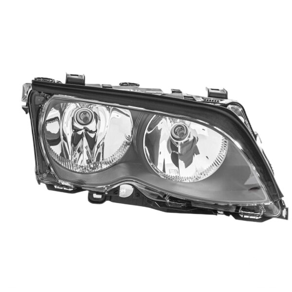 Headlamp right 12 V H7/H7 halogen HELLA for BMW 3 Series and others