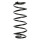Suspension spring front axle coil spring Ø143mm SPIDAN for e.g. OPEL Astra F