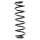 Suspension Spring Rear Axle Coil spring with constant wire diameter SPIDAN for e.g. VW Golf IV Variant