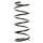 Suspension spring front axle coil spring Ø142mm SPIDAN for e.g. FORD Puma