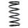 Suspension Spring Rear Axle Coil spring with constant wire diameter SPIDAN for DAIHATSU Cuore IV