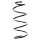 Suspension Spring Front Axle Coil spring with constant wire diameter SPIDAN for FIAT Multipla