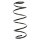 Suspension Spring Front Axle Coil spring with constant wire diameter SPIDAN for FIAT Punto