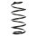 Suspension Spring Front Axle Coil spring with constant wire diameter SPIDAN for e.g. SEAT Alhambra