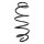 Suspension Spring Front Axle Coil spring with constant wire diameter SPIDAN for e.g. FORD Mondeo III